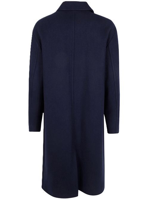 Dries Van Noten single breast navy Wool coat 'Randale' DRIES VAN NOTEN | 262-020204-4216509 NAVY